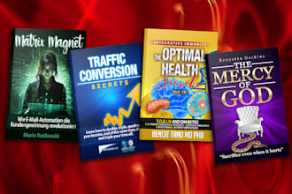 design professional covers for kdp, book, software, box, lebel, coupons, cd dvd