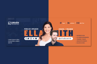 design facebook, instagram,linkedin,twitter, youtube banner