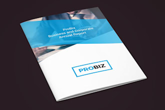 design your corporate report and catalogue