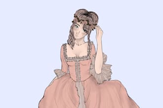 do a cartoons style portrait