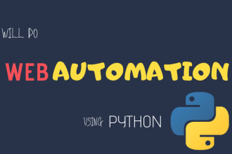 do web automation and web scraping using selenium