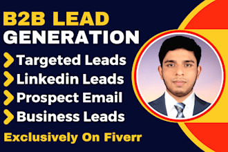 do targeted b2b lead generation and web research