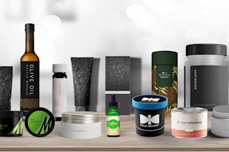 design an eye catching product label asap