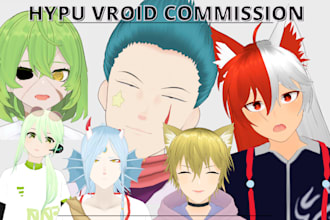 create custom vroid model for vtuber in my style