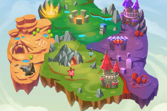 create environment concept art and illustration