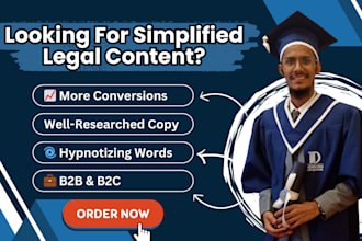 do legal writing and write legal articles, blogs, and contracts for you