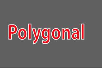 create artistic polygonal or geometric logo within 24hrs