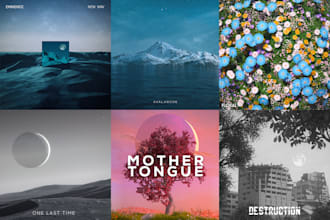 design professional 3d rendered album cover art