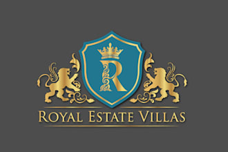 design luxury heraldic logo