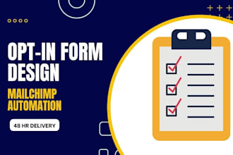 design pop up or embedded subscription form, integrate with mailchimp