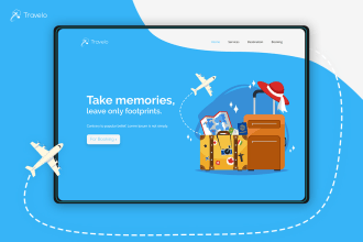create a professional  website ui design