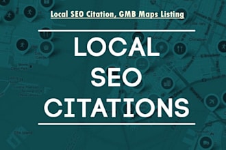 do top local SEO citation, gmb, maps listing