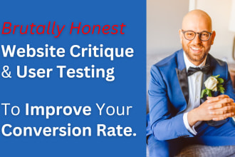 critique your website to improve your conversion rate