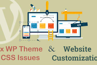 customize and fix wordpress theme, CSS issues