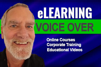 be your elearning, explainer, or training voice over