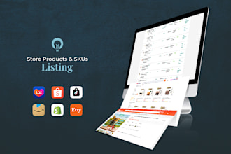 upload and list products on shopee, lazada, shopify, etsy