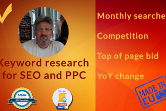 do advanced keyword research for SEO and ppc