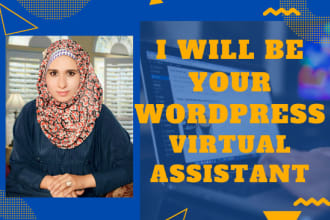 be your wordpress virtual assistant