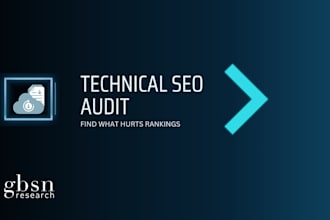 do a technical SEO audit for your website