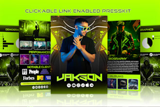 do epk, media kit, press kit, speaker kit, one sheet