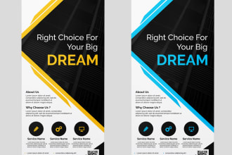 create any kind of roll up and printable banners