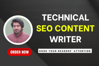 be your technical SEO content writer for articles and blog posts