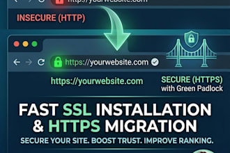 install SSL certificate and fix http to https on your site
