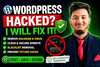 make your insecure website fully secure and remove malware and viruses