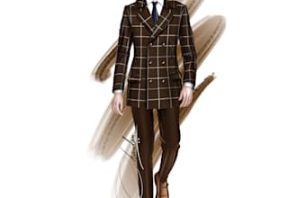 draw fashion illustration in my special style