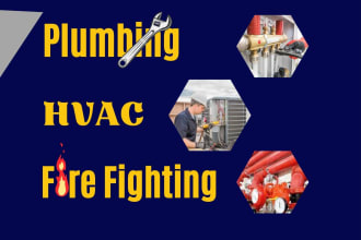 professionally write on fire fighting, hvac, plumbing