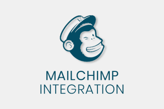 setup mailchimp to your site and create template