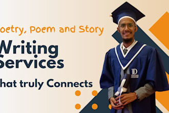 be your go to poetry, poem, or short story writer