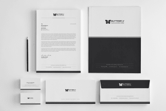 design logo, business card, invoice and stationary items