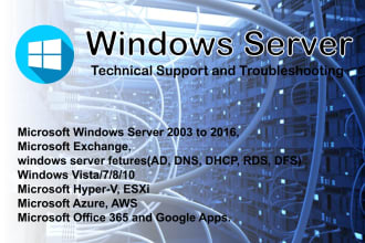 provide windows server and rmm platform support