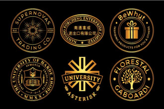 create circular stamp badge seal logo in 24 hrs