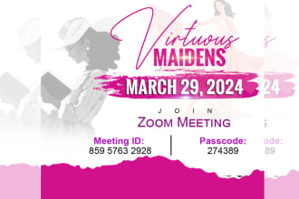 do exceptional church conference flyer design or poster