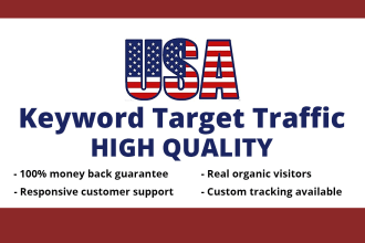 drive keyword target USA website traffic