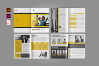 design booklet, company profile, brochure, newsletter