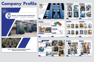 design company profile, catalogue, and  stationary