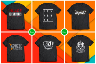 design custom trendy typography, graphic, bulk t shirt