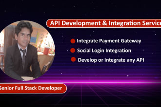 integrate payment gateway, do any api integration in website