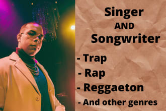 be your male singer and songwriter for your song in spanish