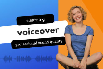 record your female elearning voiceover