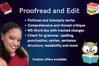 proofread and edit your work