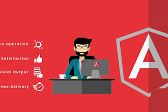 develop a modern angular web app or fix angular app
