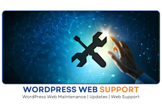 do wordpress website maintenance, update and web support