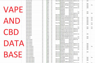 provide vape shop, smoke shop, cbd database