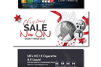 create banner for your website and social media marketing