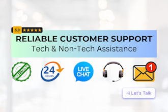 be a technical customer service support assistant