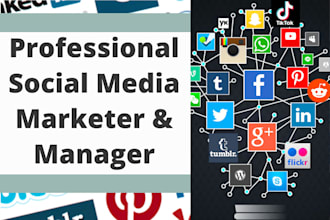 do social media marketing, management and content write